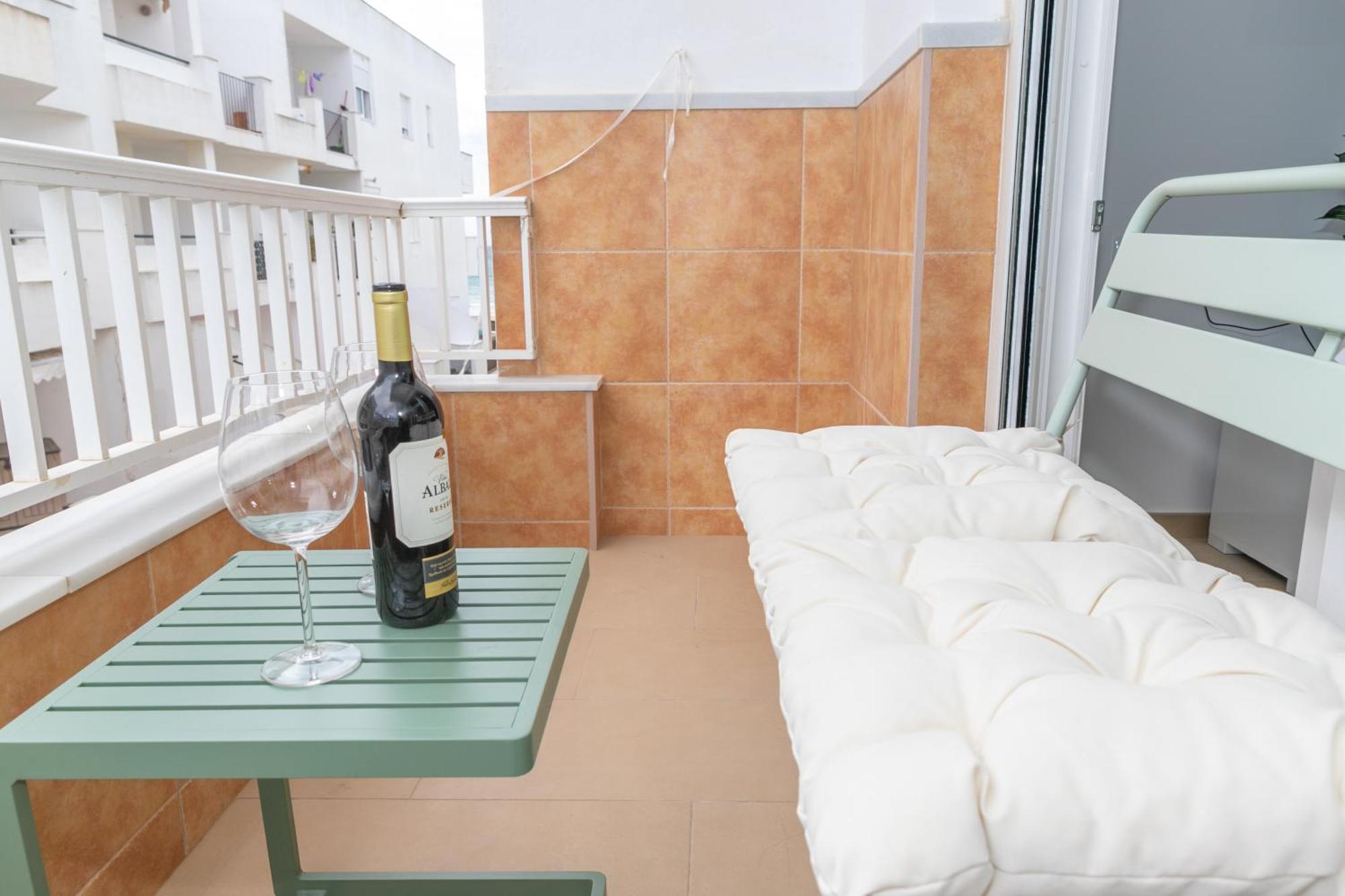 Casa Melva - Primera Linea Con Terraza, Moderno Barbate Exterior foto