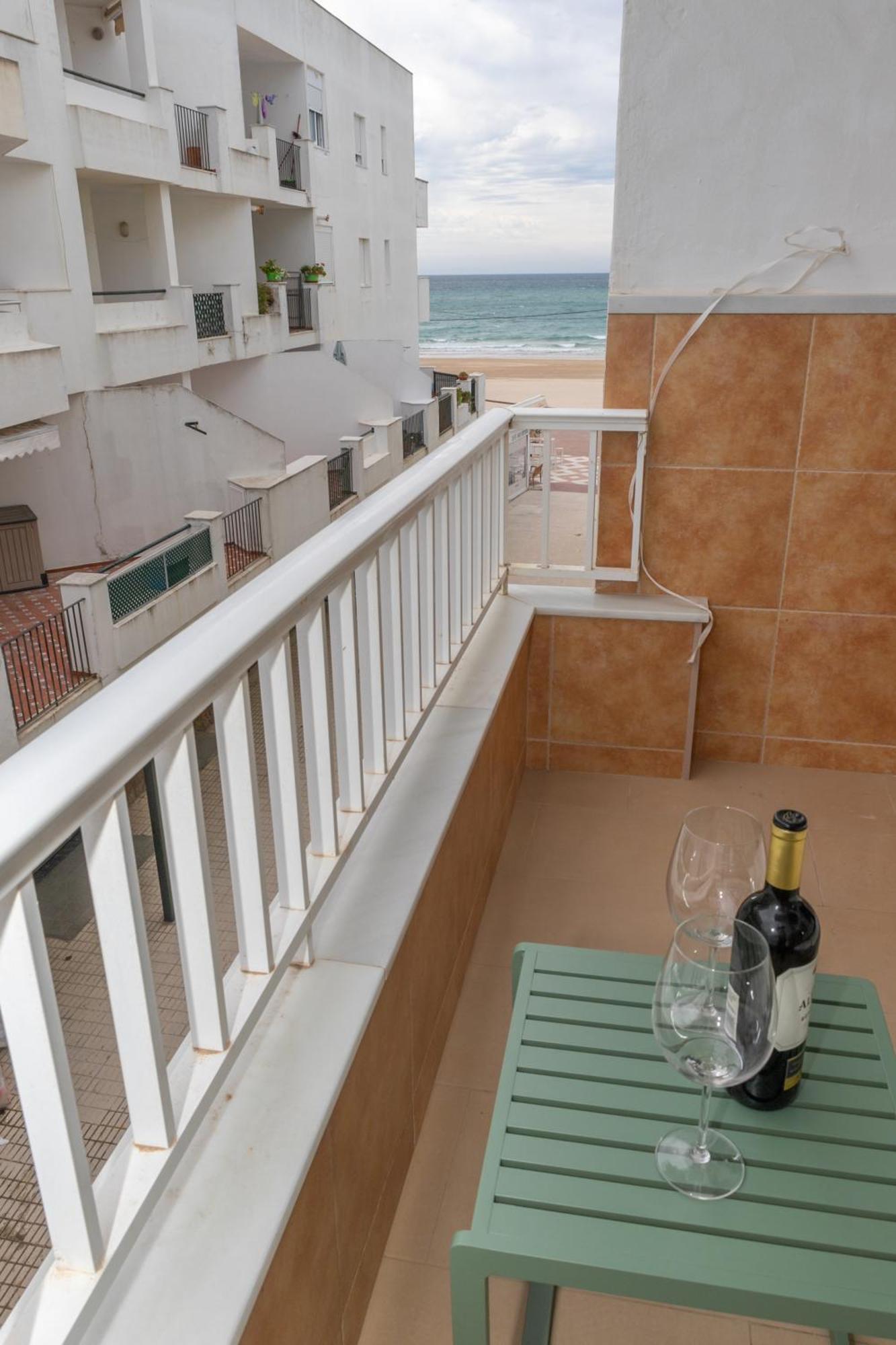 Casa Melva - Primera Linea Con Terraza, Moderno Barbate Exterior foto